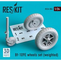Bf-109E wheels set (weighted) von ResKit Models