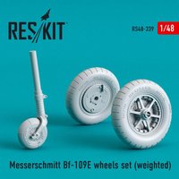 Bf-109E wheels set (weighted) von ResKit Models