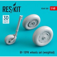 Bf-109K wheels set (weighted) von ResKit Models