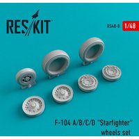 F-104 (A,B,C,D) Starfighter wheels set von ResKit Models