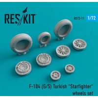 F-104 (G,S) Turkish Starfighter wheels set von ResKit Models
