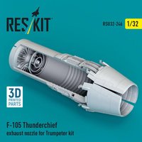 F-105 Thunderchief exhaust nozzle for Trumpeter kit (3D Printed) von ResKit Models