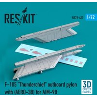 F-105 Thunderchief outboard pylon (AERO-3B) for AIM-9B (3D Printed) von ResKit Models