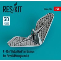 F-106 Delta Dart air brakes for Revell/Monogram kit (3D Printed) von ResKit Models