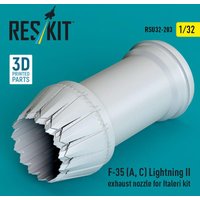 F-35 (A, ?) Lightning II exhaust nozzle for Italeri kit (3D Printed) von ResKit Models