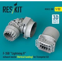 F-35B Lightning II exhaust nozzle (Vertical landing) for Trumpeter kit (3D printed) von ResKit Models
