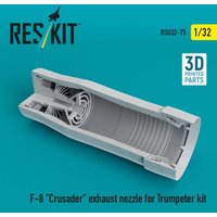 F-8 Crusader exhaust nozzle for Trumpeter kit (3D Printed) von ResKit Models