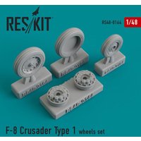 F-8 Crusader type 1 (weighted) wheels set von ResKit Models