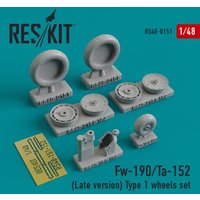 Fw-190 (Late version) type 1 wheels set von ResKit Models