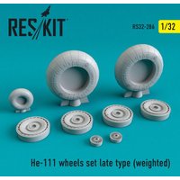 He-111 wheels set late type (weighted) von ResKit Models