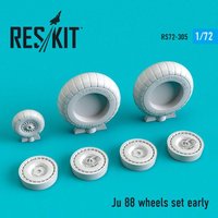 Ju-88 wheels set early type von ResKit Models