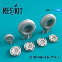 Ju-88 wheels set type 1 von ResKit Models