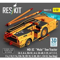 MD-3? Mule Tow Tractor (A-3, A-4, RA-5C, A-6, EA-6B, E-2C, A-7, C-2, F-4, F-8, F-14, F/A-18, OV-10, S-3B, UH-1, CH-53, Sea King) (3D Printed model kit) von ResKit Models