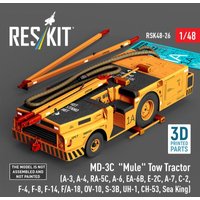 MD-3? Mule Tow Tractor (A-3, A-4, RA-5C, A-6, EA-6B, E-2C, A-7, C-2, F-4, F-8, F-14, F/A-18, OV-10, S-3B, UH-1, CH-53, Sea King) (3D Printed model kit) von ResKit Models