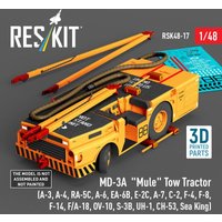 MD-3A Mule Tow Tractor (A-3, A-4, RA-5C, A-6, EA-6B, E-2C, A-7, C-2, F-4, F-8, F-14, F/A-18, OV-10, S-3B, UH-1, CH-53, Sea King) (3D Printed model kit) von ResKit Models