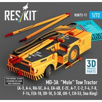MD-3A Mule Tow Tractor (A-3, A-4, RA-5C, A-6, EA-6B, E-2C, A-7, C-2, F-4, F-8, F-14, F/A-18, OV-10, S-3B, UH-1, CH-53, Sea King) (3D Printed model kit) von ResKit Models