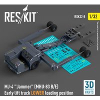 MJ-4 Jammer (MHU-83 B/E) Early lift truck LOWER loading position (3D Printed model kit) von ResKit Models