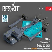 MJ-4 Jammer (MHU-83 B/E) Early lift truck LOWER loading position (3D Printed model kit) von ResKit Models