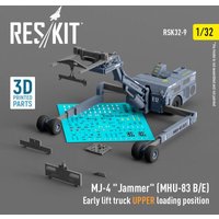 MJ-4 Jammer (MHU-83 B/E) Early lift truck UPPER loading position (3D Printed model kit) von ResKit Models