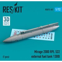 Mirage 2000 RPL 522 external fuel tank 1300lt (3D Printed) von ResKit Models
