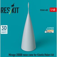 Mirage 2000B nose cone for Kinetic/Italeri kit (3D Printed) von ResKit Models
