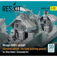 Mirage 2000N cockpit (Detailed edition) for Kitty Hawk / Zimimodel kit (3D Printed) von ResKit Models