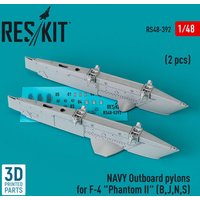 NAVY Outboard pylons for F-4 Phantom II (B,J,N,S) (2 pcs) (3D Printed) von ResKit Models