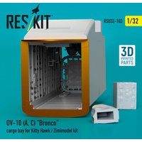 OV-10 (A,C) Bronco cargo bay for Kitty Hawk / Zimimodel kit (3D Printed) von ResKit Models