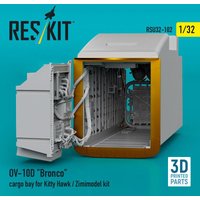 OV-10D Bronco cargo bay for Kitty Hawk/Zimimodel kit (3D Printed) von ResKit Models