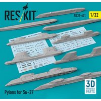 Pylons for Su-27 (3D Printed) von ResKit Models
