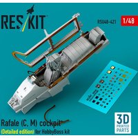 Rafale (C, M) cockpit (Detailed edition) for HobbyBoss kit (3D printed) von ResKit Models