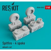 Spitfire (4 spoke) wheels set von ResKit Models