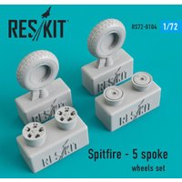 Spitfire (5 spoke) wheels set von ResKit Models