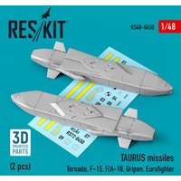 TAURUS missiles (2 pcs) (Tornado, F-15, F/A-18, Gripen, Eurofighter) (3D Printed) von ResKit Models
