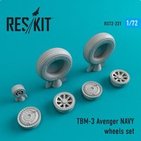 TBM-3 Avenger NAVY wheels set von ResKit Models