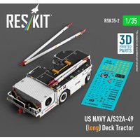 US NAVY A/S32A-49 (long) Deck Tractor (3D Printed model kit) von ResKit Models