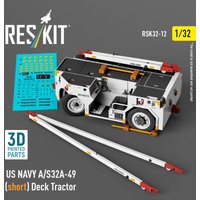 US NAVY A/S32A-49 (short) Deck Tractor (3D Printed model kit) von ResKit Models
