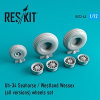 Uh-34 Seahorse/Westland Wessex (all versions) wheels set von ResKit Models