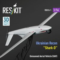 Ukrainian Recon Unmanned Aerial Vehicle (UAV) Shark-D (3D Printed) (1/16) von ResKit Models