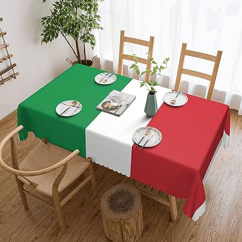 Rechteckige Tischdecke mit italienischer Flagge, waschbare Tischdecke, bedruckte Stoff-Tischdecke für Esstisch, Buffet, Partys, Bauernhaus, Küche, 137 x 183 cm Rechteckige Tischdecke mit italienischer Flagge, waschbare Tischdecke, bedruckte Stoff-Tischdecke für Esstisch, Buffet, Partys, Bauernhaus, Küche, 137 x 183 cm von ResKiu