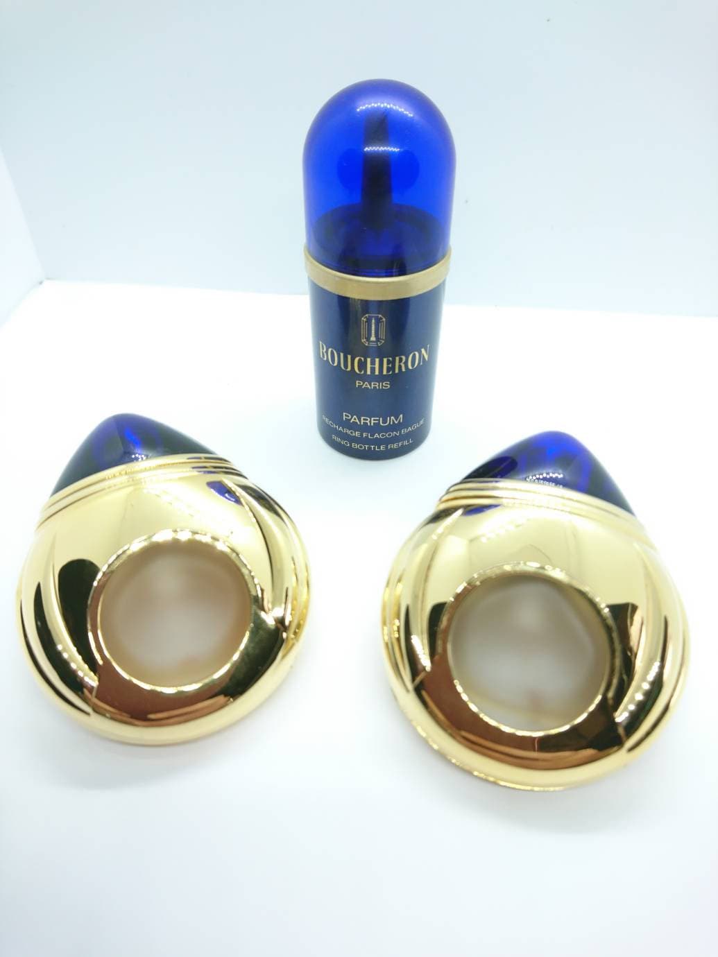 1990S Boucheron 2x Parfum Zerstäuber + 15Ml Refill Ring Bottle Rarität Vintage Parfum 1990S Boucheron 2x Parfum Zerstäuber + 15Ml Refill Ring Bottle Rarität Vintage Parfum von Residenzler