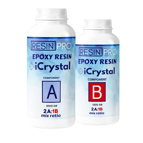 Epoxidharz iCrystal Resin 30 Kg: Ideal für die Herstellung von Schmuck, River Table und künstlerischen Kreationen - Ungiftig zertifiziert - Technische Unterstützung auf Deutsch Epoxidharz iCrystal Resin 30 Kg: Ideal für die Herstellung von Schmuck, River Table und künstlerischen Kreationen - Ungiftig zertifiziert - Technische Unterstützung auf Deutsch von Resin Pro