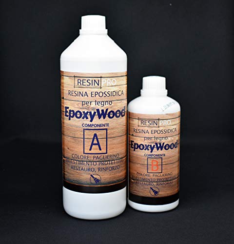 Resin Pro EPOXYWOOD 1,5 KG Epoxidharz für Holz - Harz für Schutzbeschichtung, Restaurierung, Holzverstärkung, Glasfaser und Metall Resin Pro EPOXYWOOD 1,5 KG Epoxidharz für Holz - Harz für Schutzbeschichtung, Restaurierung, Holzverstärkung, Glasfaser und Metall von Resin Pro