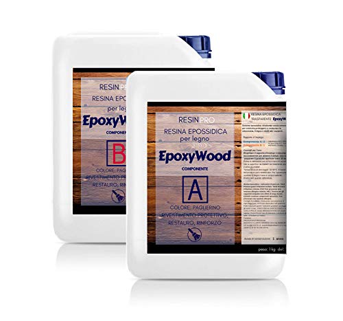 Resin Pro EPOXYWOOD 7,5 KG Epoxidharz für Holz - Harz für Schutzbeschichtung, Restaurierung, Holzverstärkung, Glasfaser und Metall Resin Pro EPOXYWOOD 7,5 KG Epoxidharz für Holz - Harz für Schutzbeschichtung, Restaurierung, Holzverstärkung, Glasfaser und Metall von Resin Pro