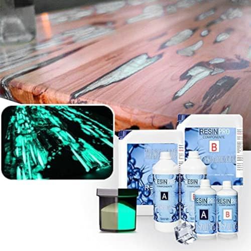 Resin Pro Epoxidharz und weißes bases Pigment in Himmelblau Farbe für Holz, River Table, DIY, künstlerische Kreationen (1600g) von Resin Pro