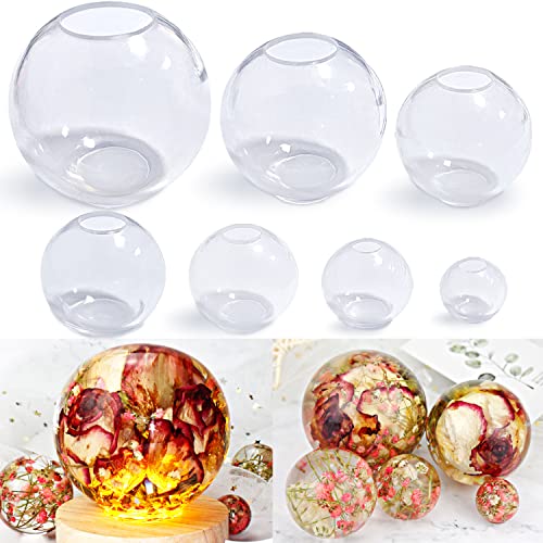 RESINWORLD 3D-Silikonformen für Harz, große klare Silikonkugelform für Epoxidharz, runde Harzform für Schmuck, Seife, Kerzen, DIY, Weihnachtsdekoration RESINWORLD 3D-Silikonformen für Harz, große klare Silikonkugelform für Epoxidharz, runde Harzform für Schmuck, Seife, Kerzen, DIY, Weihnachtsdekoration von ResinWorld