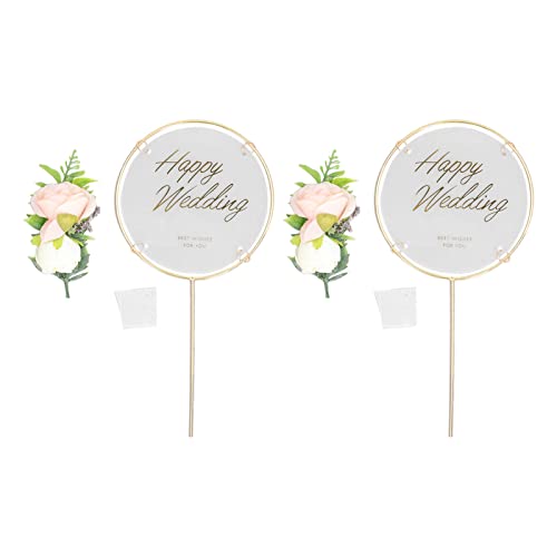 Exquisite und schöne Hochzeitstorten -Topper aus hochwertigem PVC -Metall und Polyester, die für Kuchen Cupcakes und Wanddekoration geeignet sind Exquisite und schöne Hochzeitstorten -Topper aus hochwertigem PVC -Metall und Polyester, die für Kuchen Cupcakes und Wanddekoration geeignet sind von Respicefinem