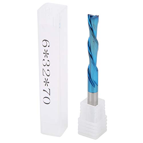 Reatefinem 2flute Mahlen Cutter Blueplated Wolframstahlstich -Gravur -Werkzeuge ideal für Hartholz -Acryl -Sperrholzharz -Kunststoff -Faser -PCB mit Bohrmahlen Schneidet von Respicefinem