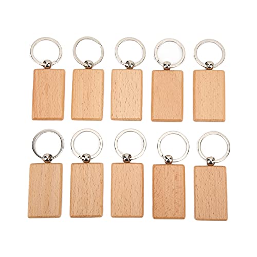 Resefinem 10 Stück Blanker Holzschlüsselketten aus Buchen glatte haltbare robuste leichte gleichmäßige Größe unfertiger Holz ideal für DIY -Herstellung Resefinem 10 Stück Blanker Holzschlüsselketten aus Buchen glatte haltbare robuste leichte gleichmäßige Größe unfertiger Holz ideal für DIY -Herstellung von Respicefinem