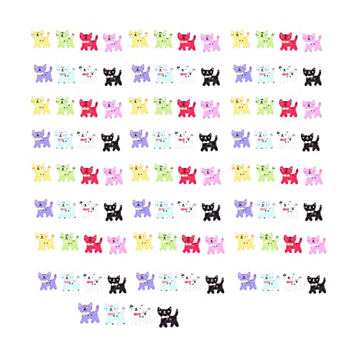 Resefinem 100pcs Nähknöpfe mit schöner Katzenform ideal für DIY -Herstellung und attraktives dekoratives Kunsthandwerk Accessoires für Zuhause von Respicefinem